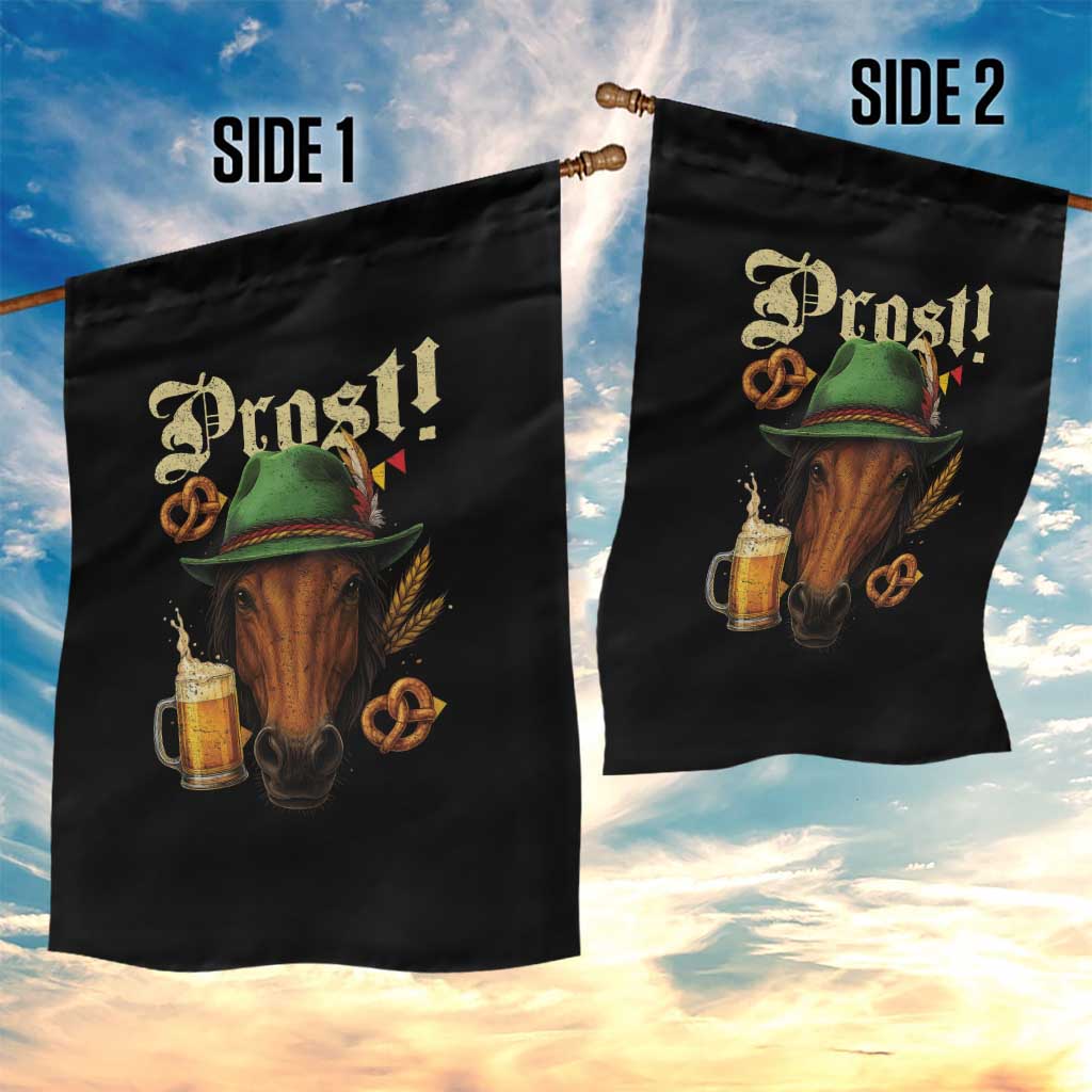 Oktoberfest Horse Garden Flag German Octoberfest Beer Prost Drinking TS10 Print Your Wear