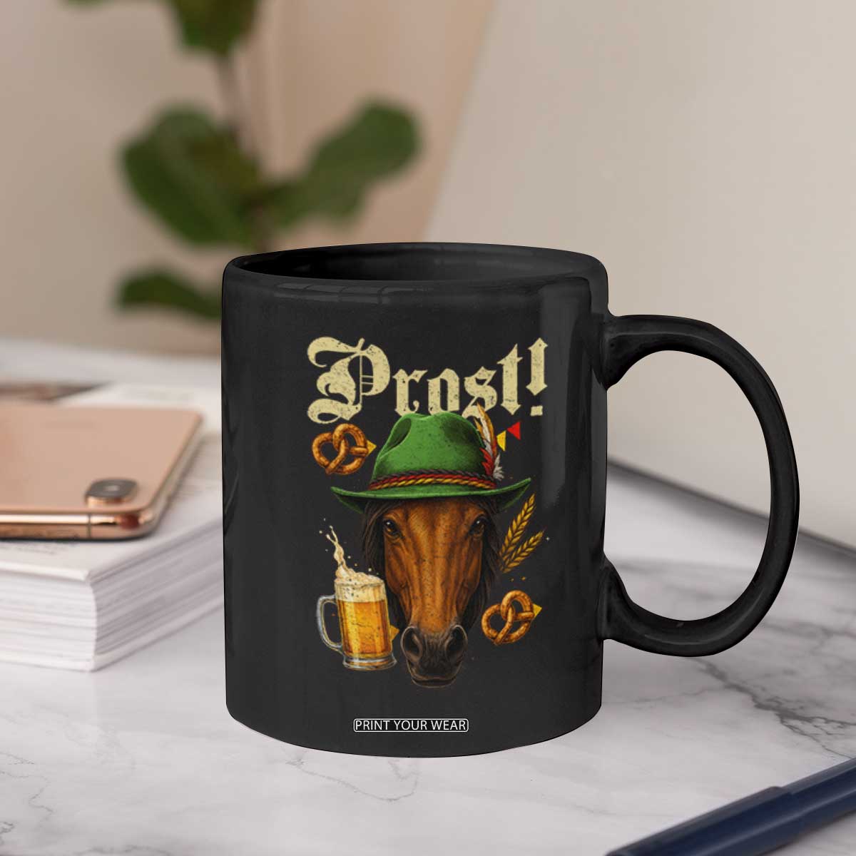 Oktoberfest Horse Coffee Mug German Octoberfest Beer Prost Drinking TS10 Print Your Wear