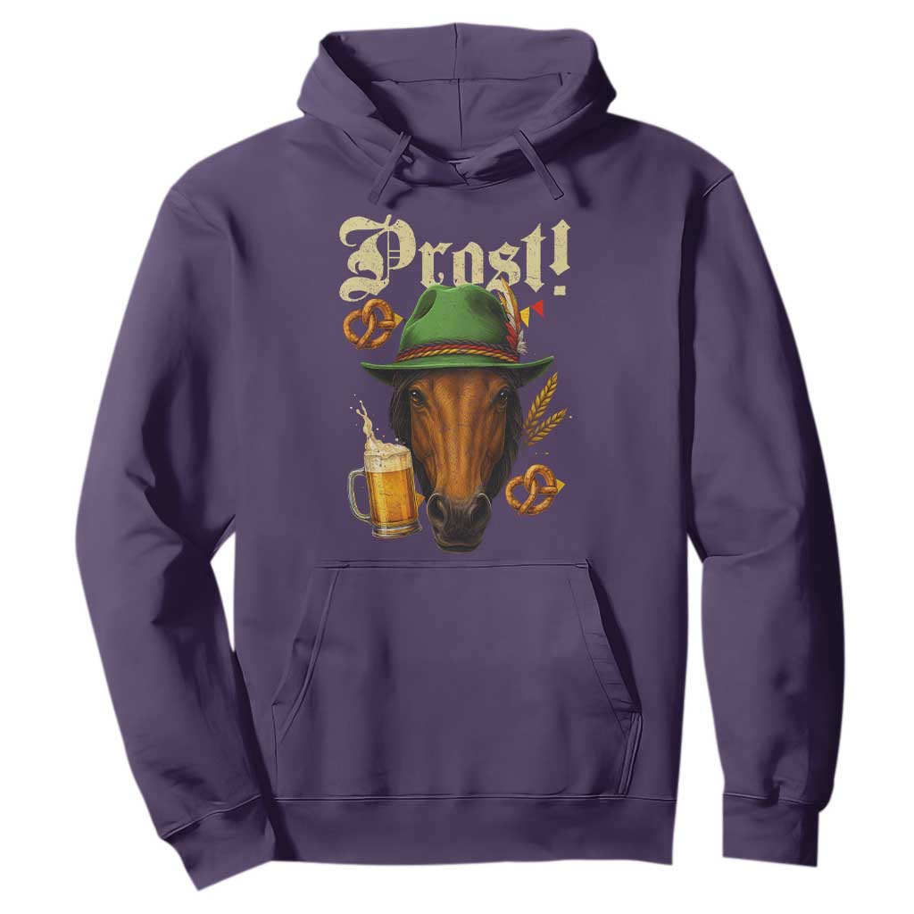 Oktoberfest Horse Hoodie German Octoberfest Beer Prost Drinking TS10 Purple Print Your Wear