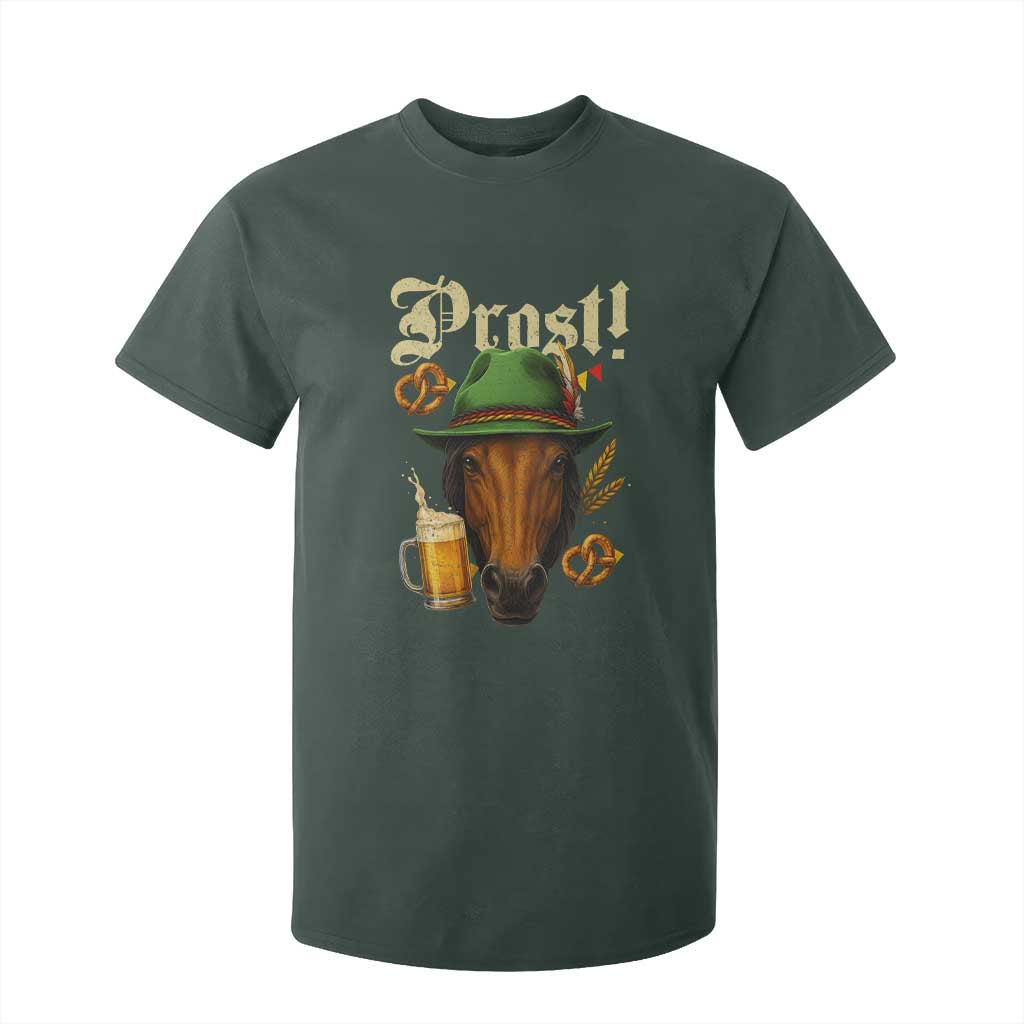 Oktoberfest Horse T Shirt For Kid German Octoberfest Beer Prost Drinking TS10 Dark Forest Green Print Your Wear