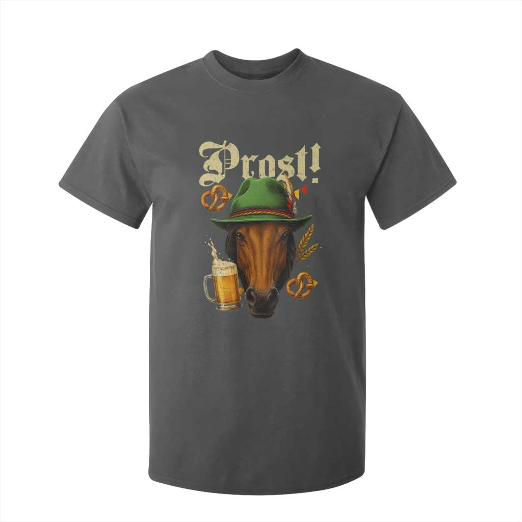 Oktoberfest Horse T Shirt For Kid German Octoberfest Beer Prost Drinking TS10 Dark Heather Print Your Wear