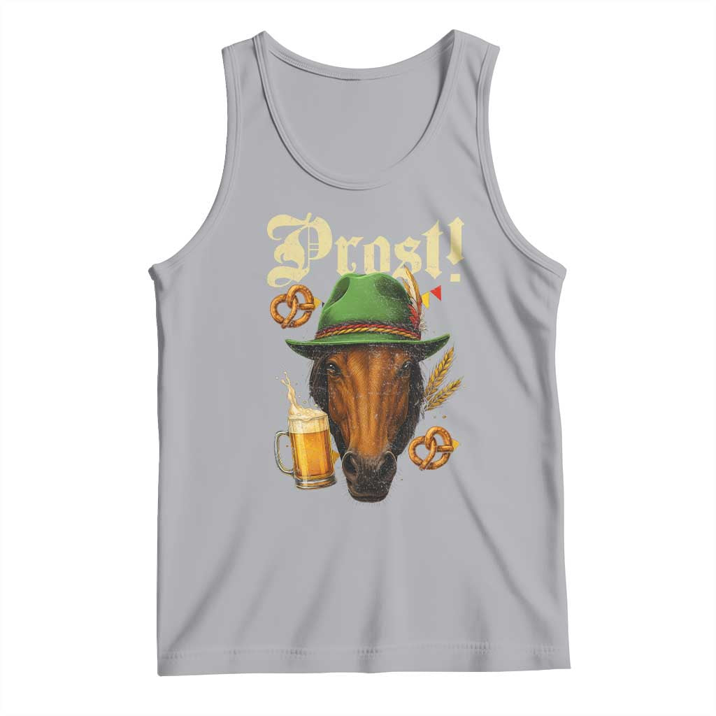 Oktoberfest Horse Tank Top German Octoberfest Beer Prost Drinking TS10 Athletic Heather Print Your Wear