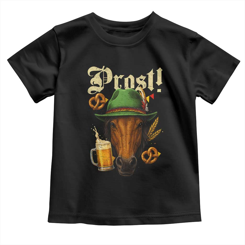 Oktoberfest Horse Toddler T Shirt German Octoberfest Beer Prost Drinking TS10 Black Print Your Wear