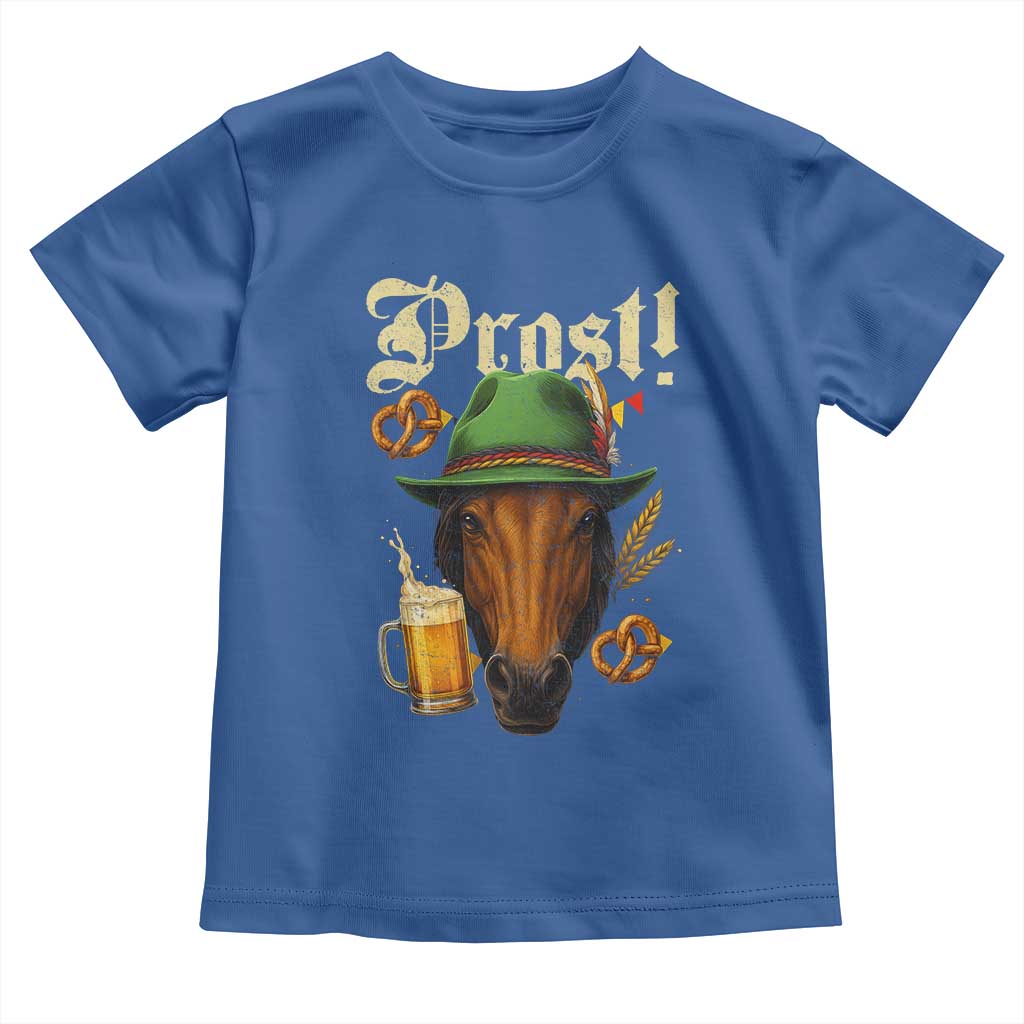 Oktoberfest Horse Toddler T Shirt German Octoberfest Beer Prost Drinking TS10 Royal Blue Print Your Wear