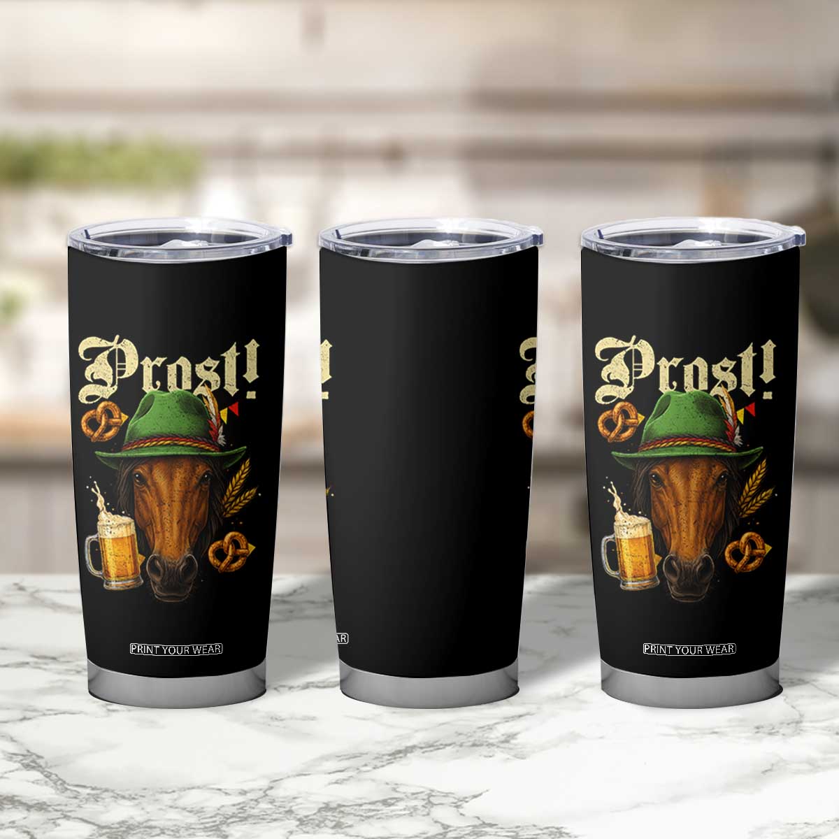 Oktoberfest Horse Tumbler Cup German Octoberfest Beer Prost Drinking TS10 Print Your Wear