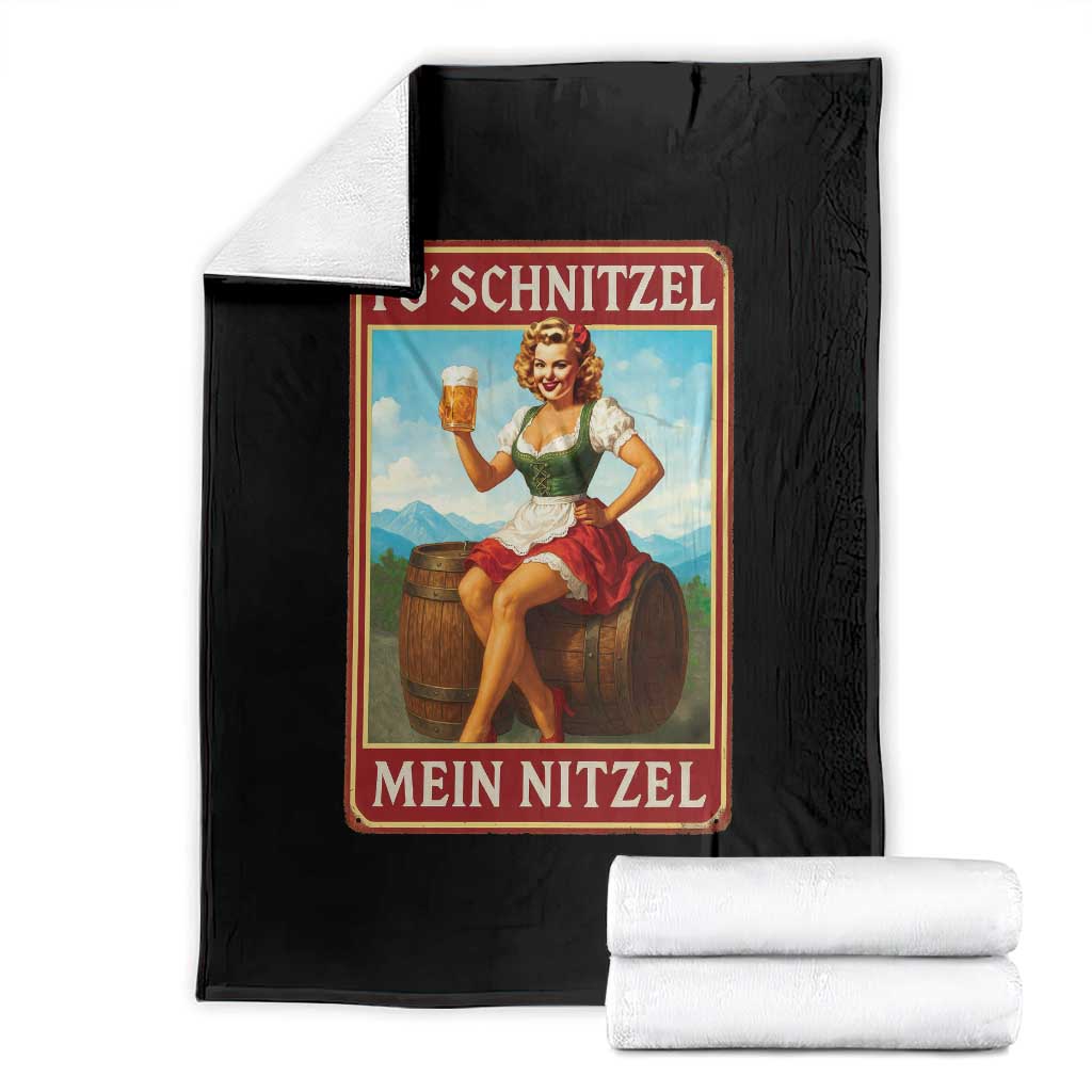 Funny Oktoberfest Throw Blanket German Octoberfest Matching Drinking Beer Pun Up Girl TS10 Black Print Your Wear