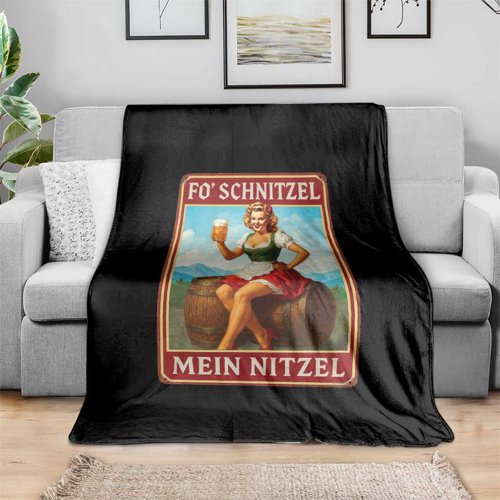 Funny Oktoberfest Throw Blanket German Octoberfest Matching Drinking Beer Pun Up Girl TS10 Print Your Wear