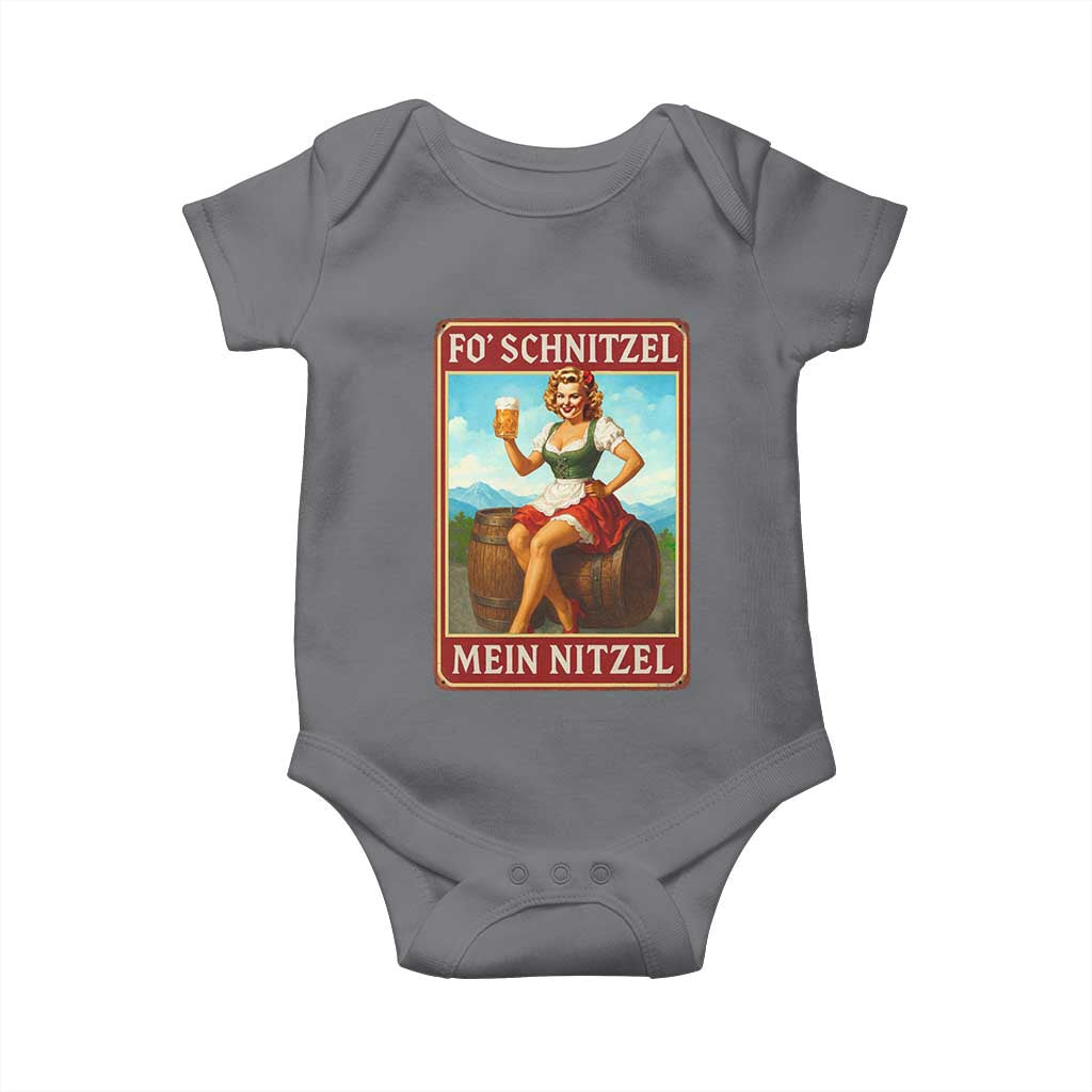 Funny Oktoberfest Baby Onesie German Octoberfest Matching Drinking Beer Pun Up Girl TS10 Charcoal Print Your Wear