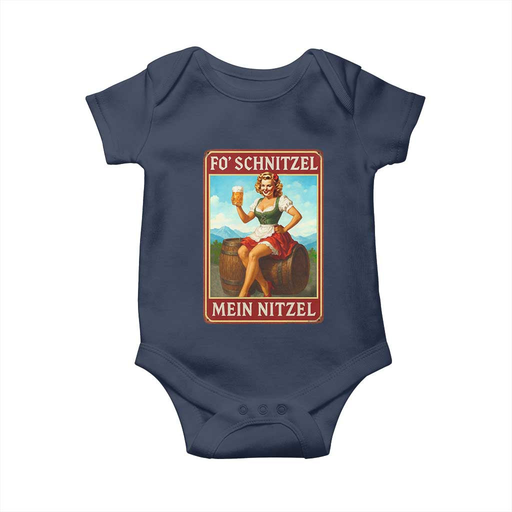 Funny Oktoberfest Baby Onesie German Octoberfest Matching Drinking Beer Pun Up Girl TS10 Navy Print Your Wear