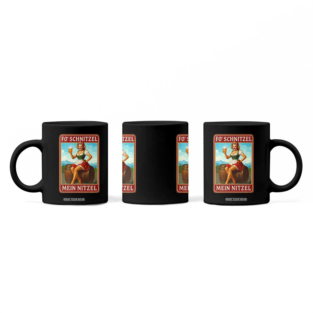 Funny Oktoberfest Coffee Mug German Octoberfest Matching Drinking Beer Pun Up Girl TS10 Print Your Wear