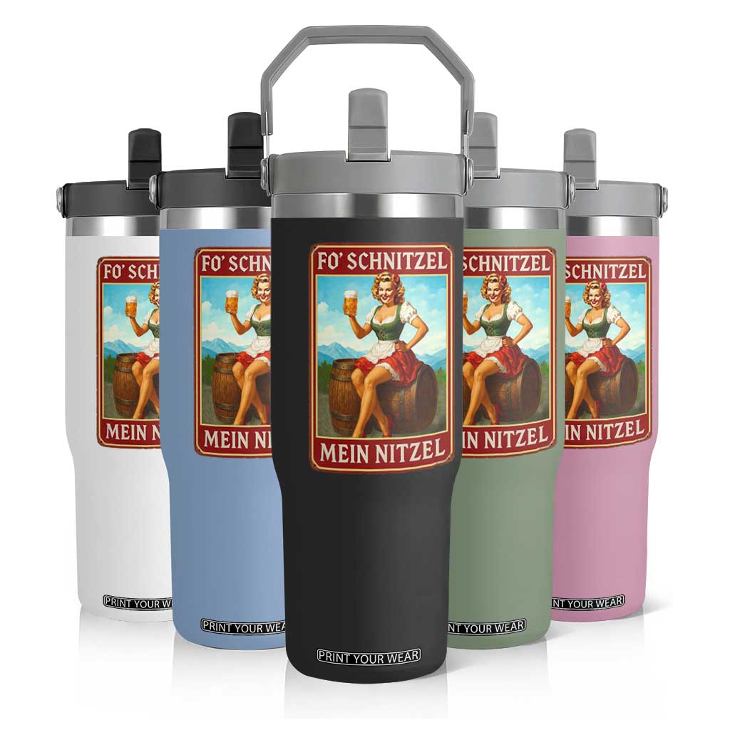 Funny Oktoberfest Flip Straw Tumbler German Octoberfest Matching Drinking Beer Pun Up Girl TS10 Print Your Wear