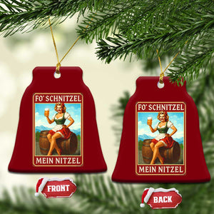 Funny Oktoberfest Ceramic Ornament German Octoberfest Matching Drinking Beer Pun Up Girl TS10 Print Your Wear