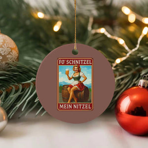 Funny Oktoberfest Ceramic Ornament German Octoberfest Matching Drinking Beer Pun Up Girl TS10 1pc Mocha Print Your Wear