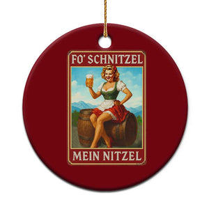 Funny Oktoberfest Ceramic Ornament German Octoberfest Matching Drinking Beer Pun Up Girl TS10 1pc Red Print Your Wear