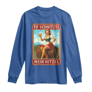 Funny Oktoberfest Long Sleeve Shirt German Octoberfest Matching Drinking Beer Pun Up Girl TS10 Royal Blue Print Your Wear
