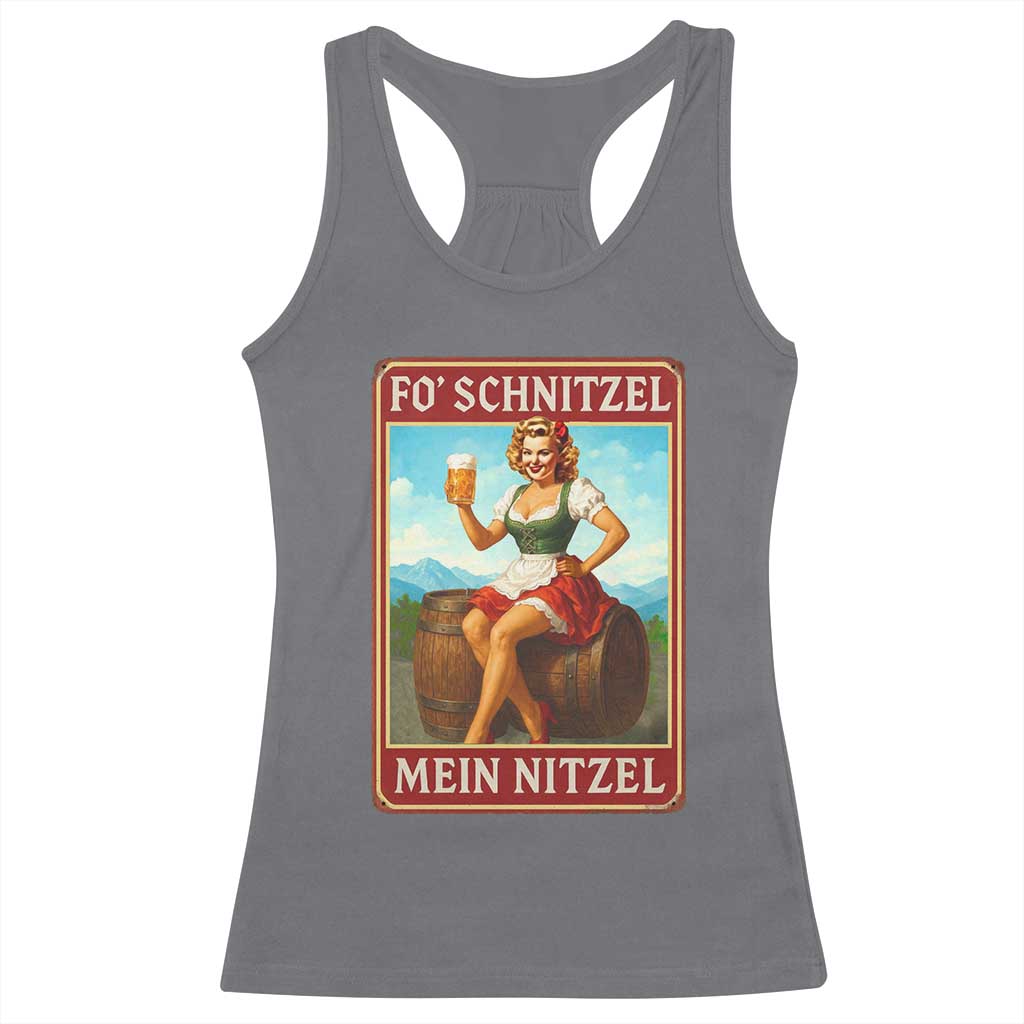 Funny Oktoberfest Racerback Tank Top German Octoberfest Matching Drinking Beer Pun Up Girl TS10 Charcoal Print Your Wear