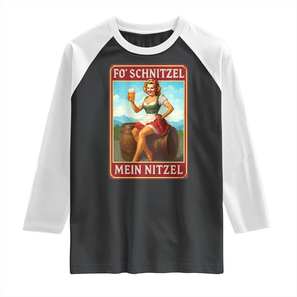 Funny Oktoberfest Raglan Shirt German Octoberfest Matching Drinking Beer Pun Up Girl TS10 Black White Print Your Wear