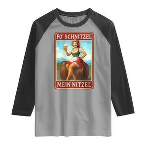 Funny Oktoberfest Raglan Shirt German Octoberfest Matching Drinking Beer Pun Up Girl TS10 Sport Gray Black Print Your Wear