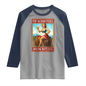 Funny Oktoberfest Raglan Shirt German Octoberfest Matching Drinking Beer Pun Up Girl TS10 Sport Gray Navy Print Your Wear