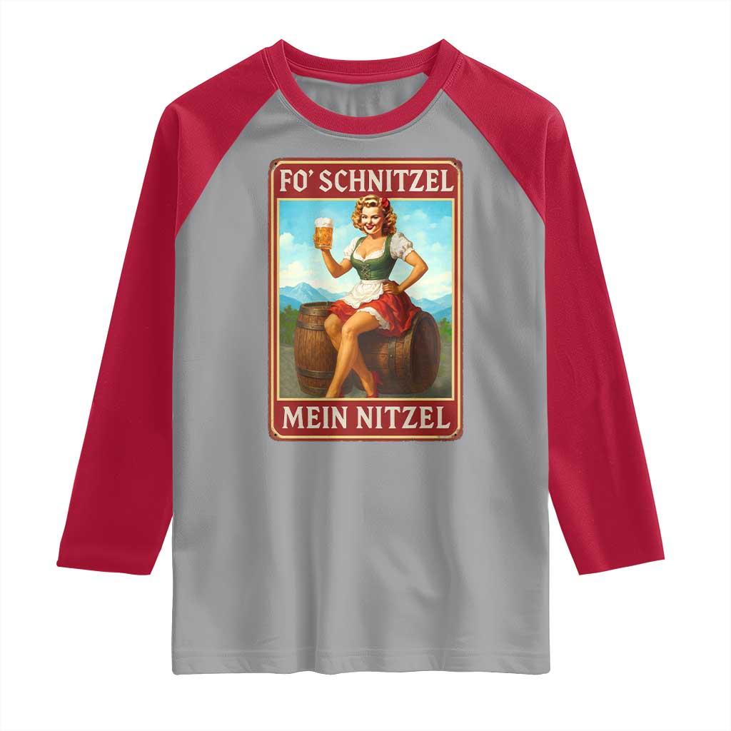 Funny Oktoberfest Raglan Shirt German Octoberfest Matching Drinking Beer Pun Up Girl TS10 Sport Gray Red Print Your Wear