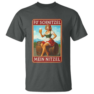 Funny Oktoberfest T Shirt German Octoberfest Matching Drinking Beer Pun Up Girl TS10 Dark Heather Print Your Wear