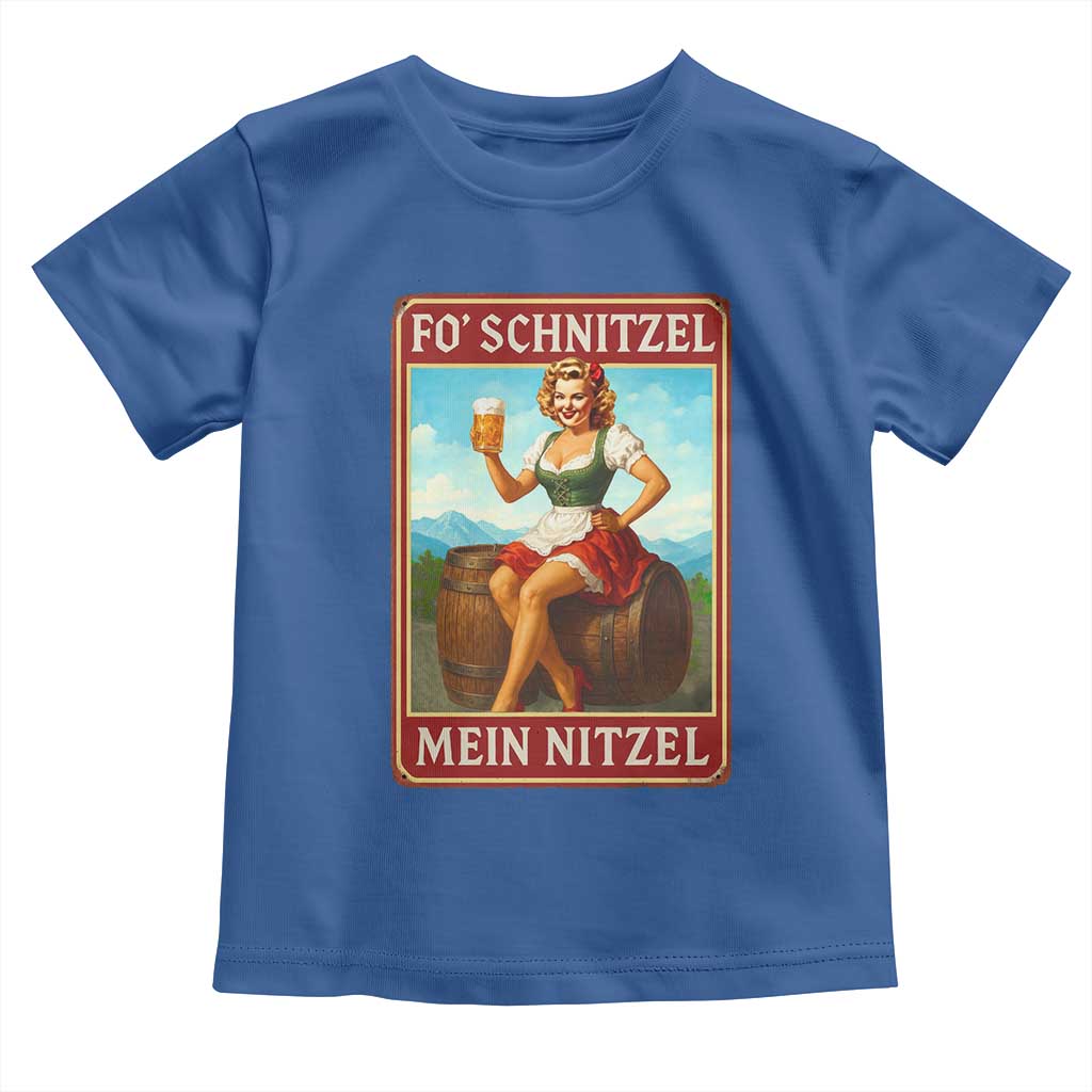 Funny Oktoberfest Toddler T Shirt German Octoberfest Matching Drinking Beer Pun Up Girl TS10 Royal Blue Print Your Wear