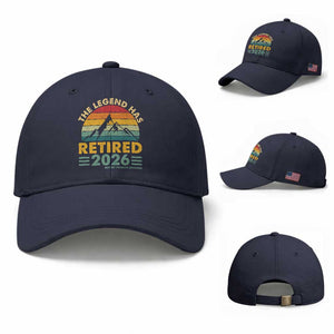 Retired 2026 Not My Problem Anymore Baseball Cap Vintage Retirement Gift
