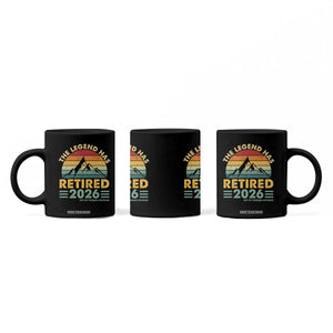 Retired 2026 Not My Problem Anymore Coffee Mug Vintage Retirement Gift