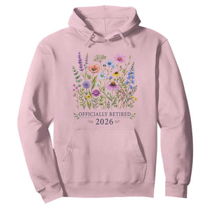 Officially Retired 2026 Wildflowers Botanical Floral Graphic Hoodie TS10 Light Pink Print Your Wear