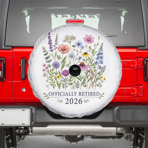 Officially Retired 2026 Wildflowers Botanical Floral Graphic Spare Tire Cover TS10