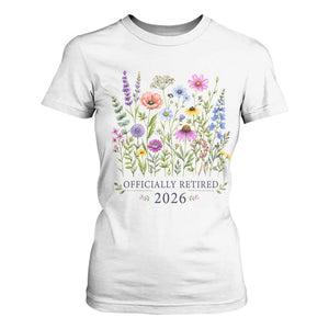 Officially Retired 2026 Wildflowers Botanical Floral Graphic T Shirt For Women TS10 White Print Your Wear