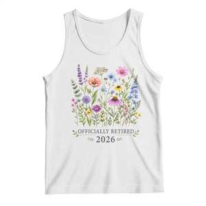 Officially Retired 2026 Wildflowers Botanical Floral Graphic Tank Top TS10 White Print Your Wear