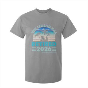 The Legend Has Retired 2026 T Shirt For Kid Vintage Tropical Beach Sunset Graphic Ocean Vibes TS10 Sport Gray Print Your Wear