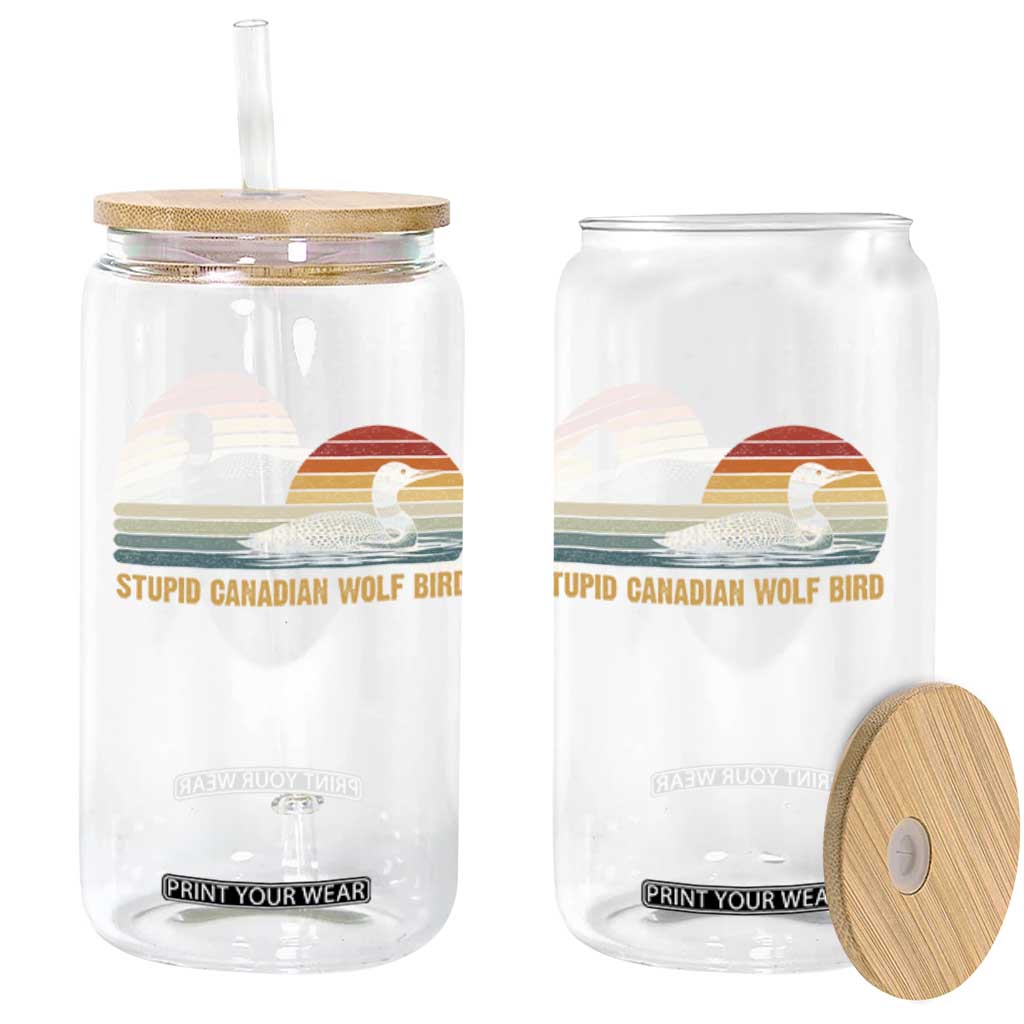 Stupid Canadian Wolf Bird Glass Can Retro LGBT Hockey Fan TS10 Print Your Wear