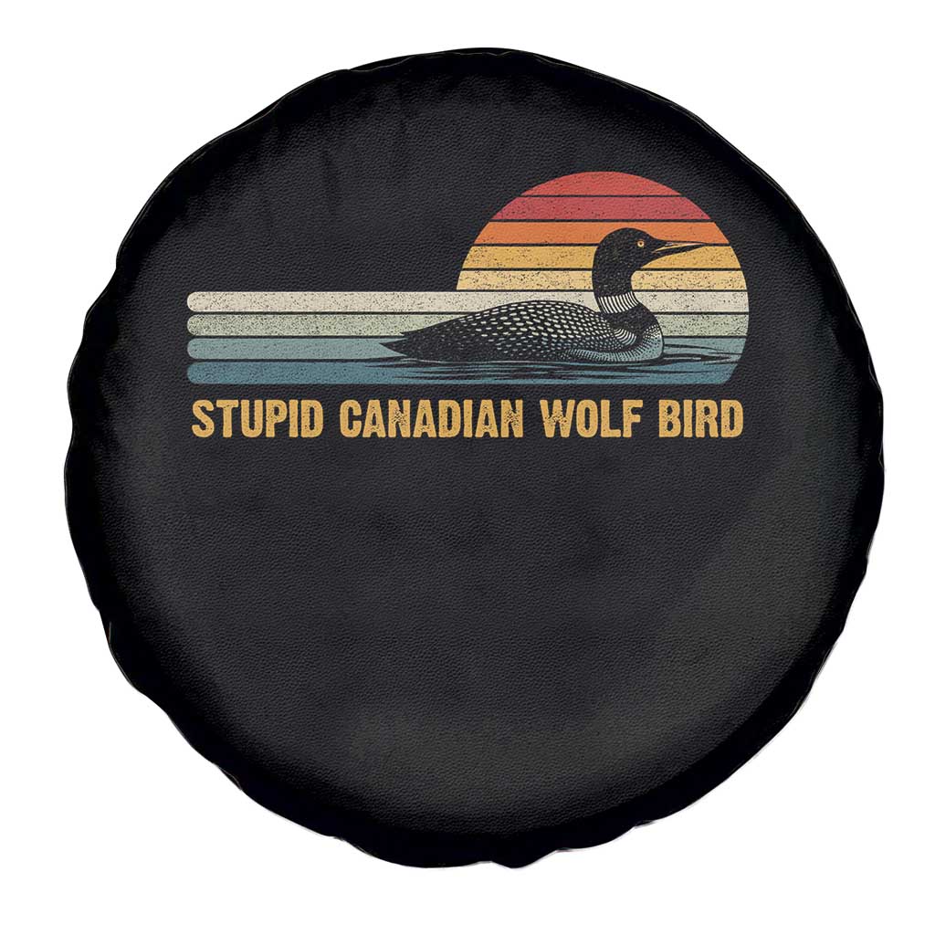 Stupid Canadian Wolf Bird Spare Tire Cover Retro LGBT Hockey Fan TS10 Print Your Wear