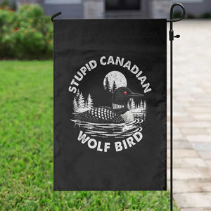 Stupid Canadian Wolf Bird Garden Flag Sarcastic LGBT Hockey Fan TS10 Print Your Wear