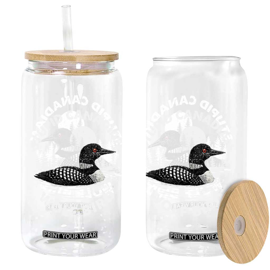 Stupid Canadian Wolf Bird Glass Can Sarcastic LGBT Hockey Fan TS10 Print Your Wear