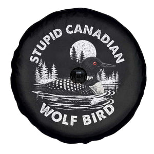 Stupid Canadian Wolf Bird Spare Tire Cover Sarcastic LGBT Hockey Fan TS10 Print Your Wear