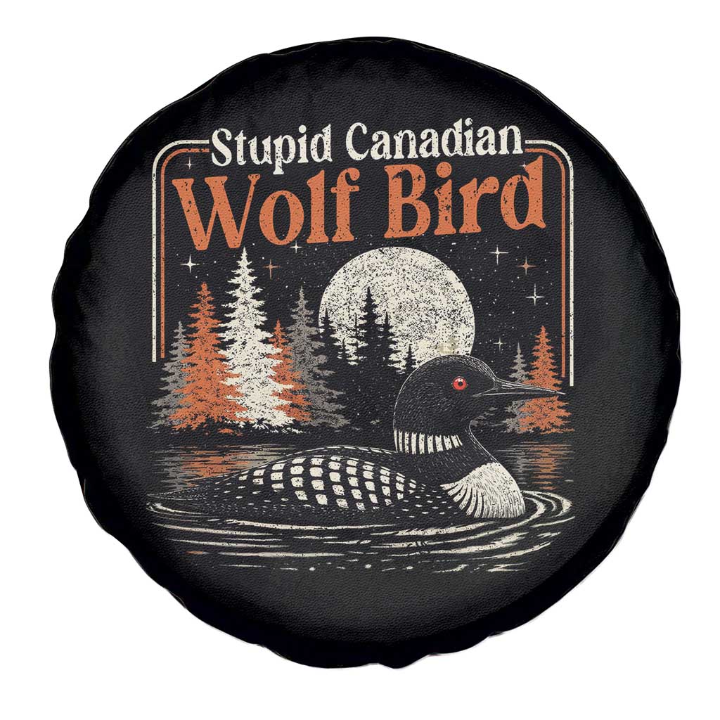 Stupid Canadian Wolf Bird Spare Tire Cover Retro LGBT Hockey Fan Romance TS10 Print Your Wear