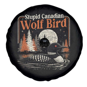 Stupid Canadian Wolf Bird Spare Tire Cover Retro LGBT Hockey Fan Romance TS10 Print Your Wear