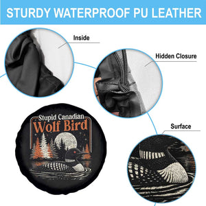 Stupid Canadian Wolf Bird Spare Tire Cover Retro LGBT Hockey Fan Romance TS10 Print Your Wear