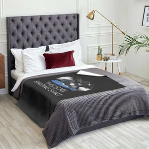 Funny Birding Throw Blanket Loon Bird Watching TS10 Print Your Wear