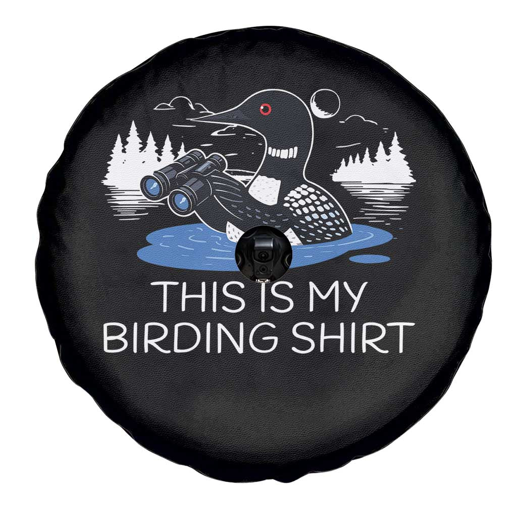 Funny Birding Spare Tire Cover Loon Bird Watching TS10 Print Your Wear