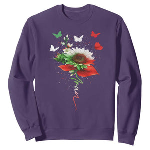 Iran Sweatshirt Free Iran Protest Sunflower Flag TS10 Purple Print Your Wear