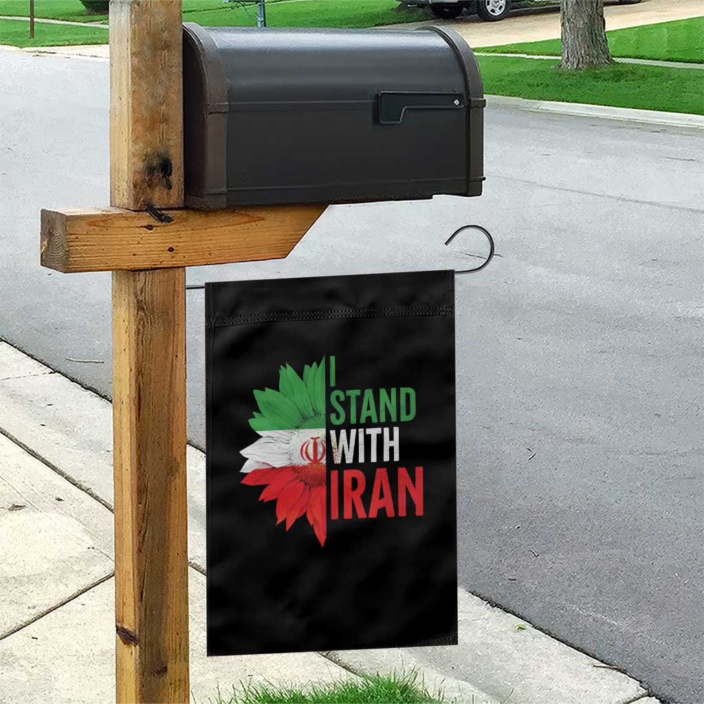 Sunflower Iran Flag Garden Flag Persian Freedom I Stand With Iran TS10 Print Your Wear