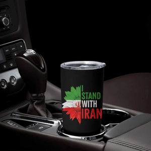 Sunflower Iran Flag Tumbler Cup Persian Freedom I Stand With Iran TS10 Print Your Wear