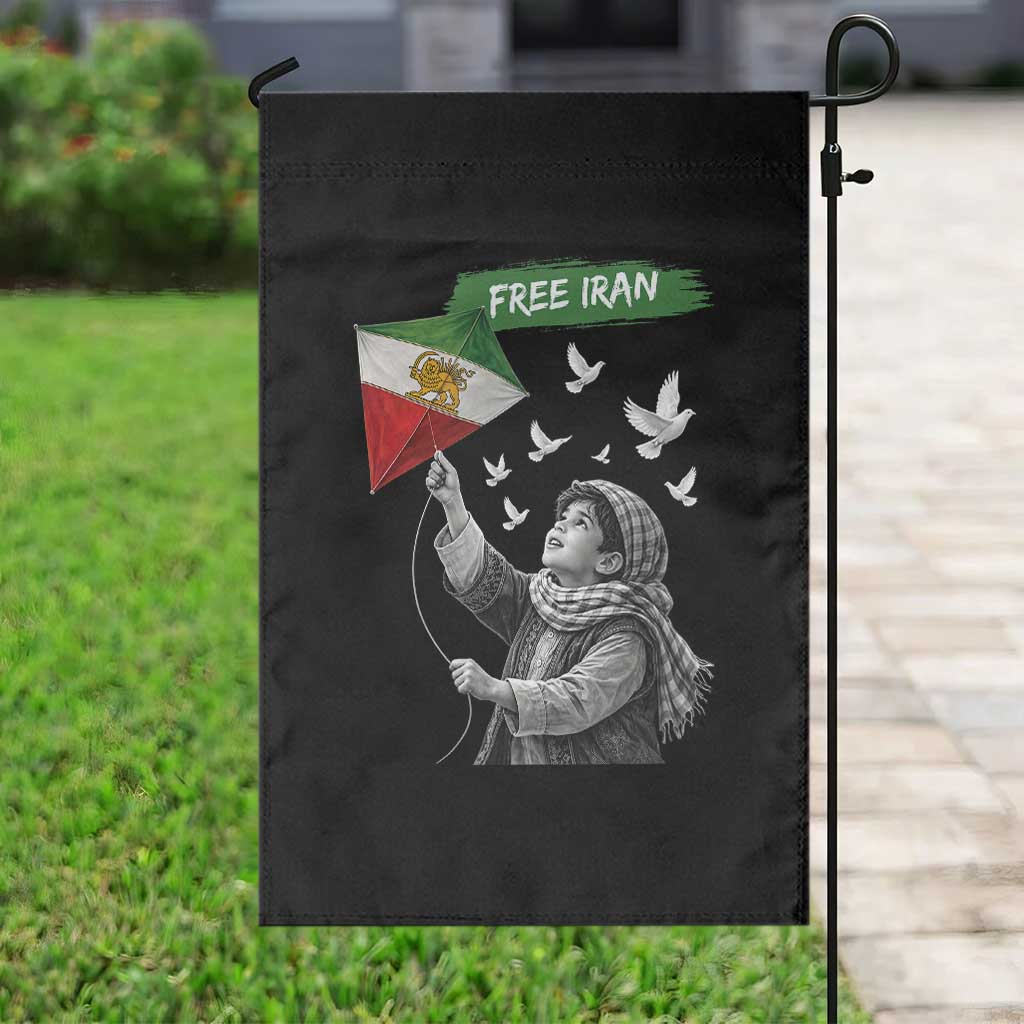 Free Iran Garden Flag Lion And Sun Flag Persian Freedom Movement TS10 Print Your Wear