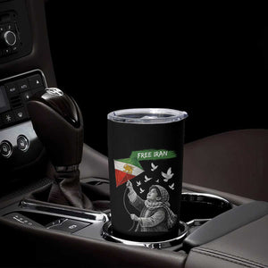 Free Iran Tumbler Cup Lion And Sun Flag Persian Freedom Movement TS10 Print Your Wear