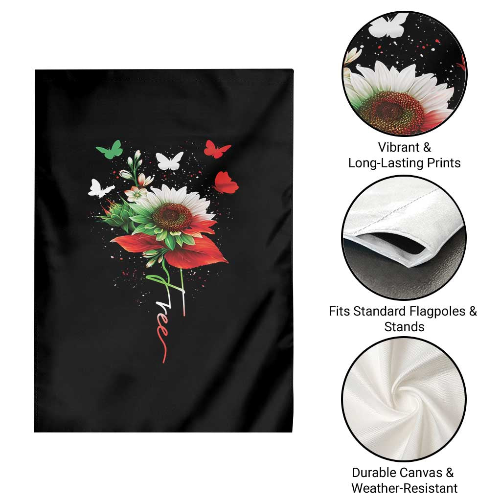 Free Iran Protest Garden Flag Sunflower Flag TS10 Print Your Wear