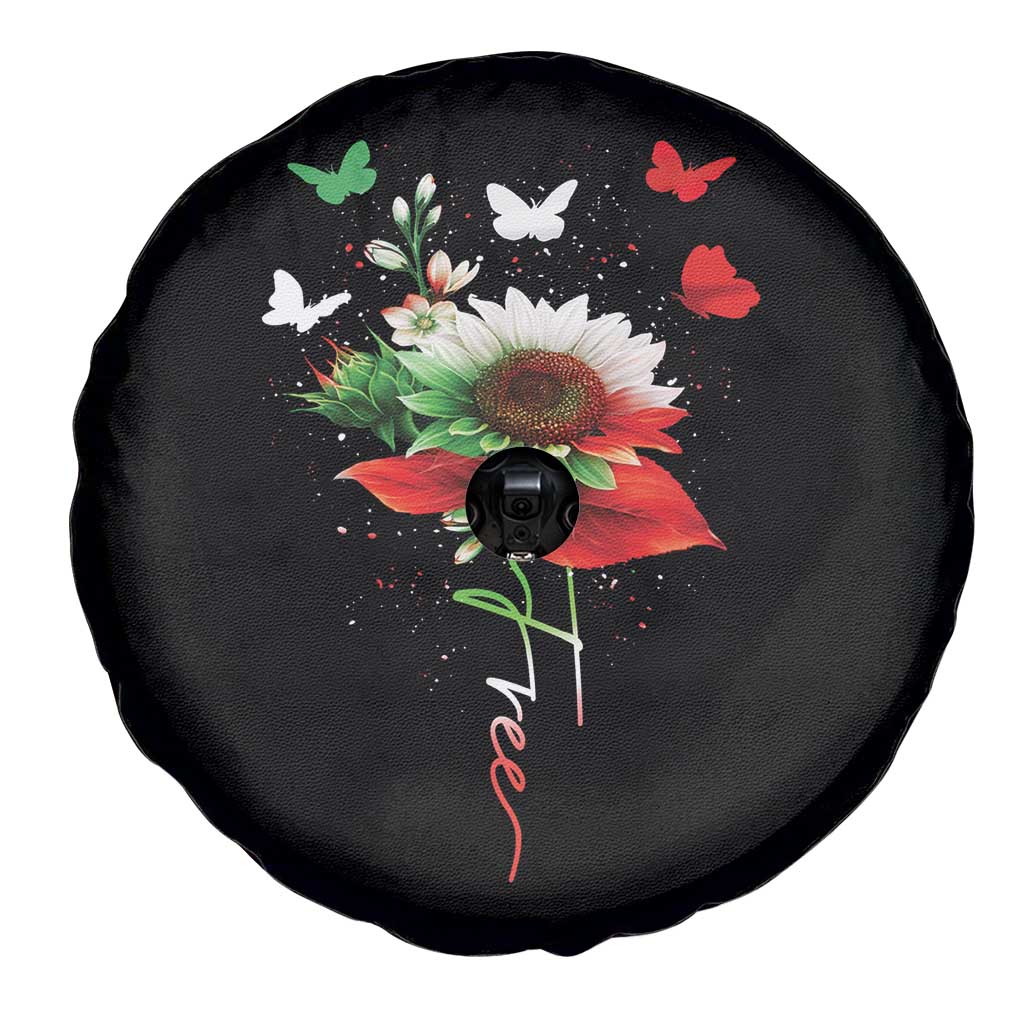 Free Iran Protest Spare Tire Cover Sunflower Flag TS10 Print Your Wear